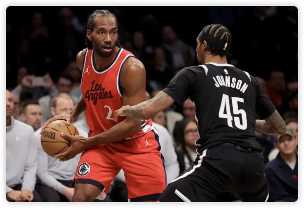 祖巴茨21+12哈登17+6 小卡31分快船送篮网6连败 