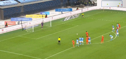 点球补射得手，奥斯卡云南玉昆首秀即破门